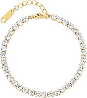 18K Gold Plated Bracelet for Women | Waterproof & Anti Tarnish Demifine Jewelry | Gift for Women & Girls | 1 Year Warranty*